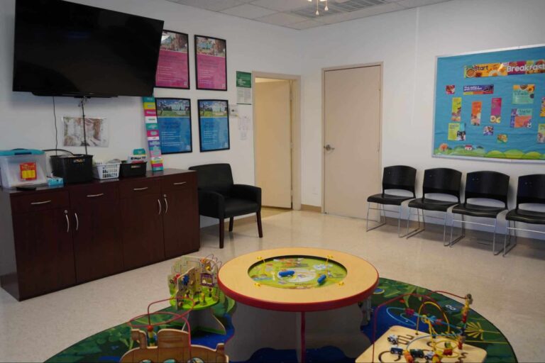A classroom at a Sunrise Children’s Foundation.