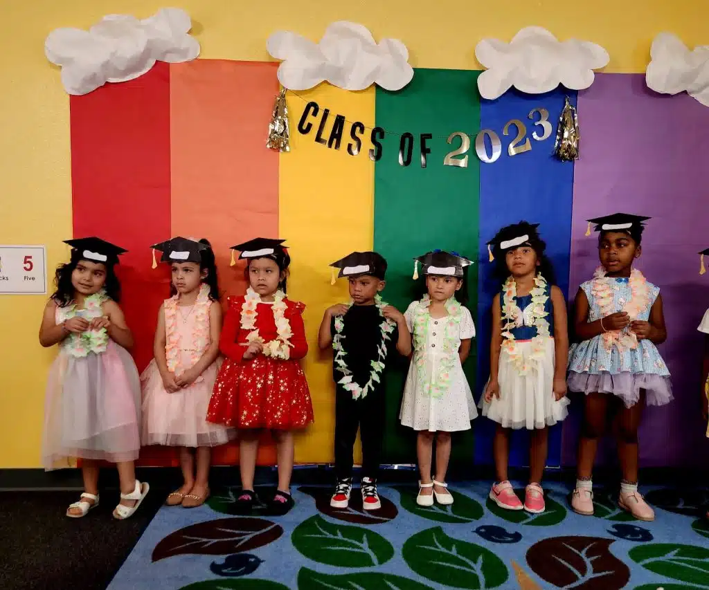 children graduating from childcare at Sunrise Children's Foundation in Nevada
