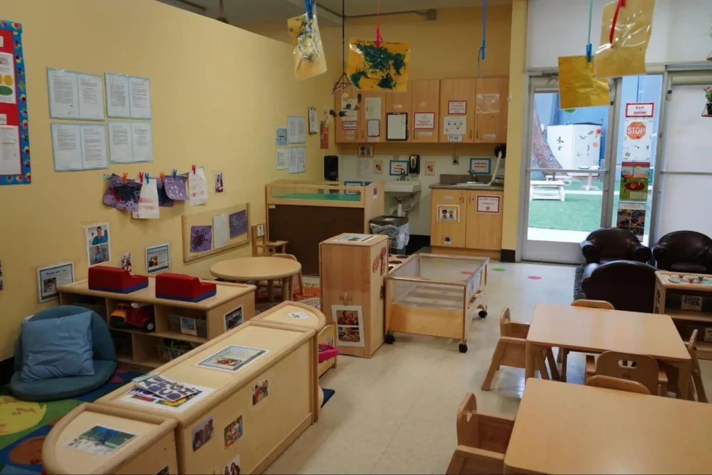 A classroom at a Sunrise Children’s Foundation location.