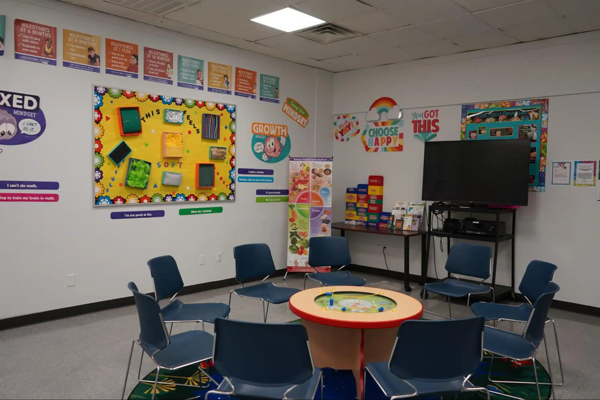 A classroom at a Sunrise Children’s Foundation location.